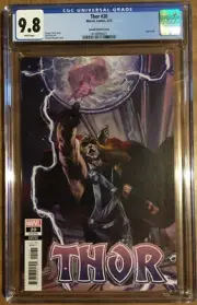 1ST GOD OF HAMMERS Thor #20 1:25 Simone Bianchi variant CGC 9.8 NM+/M