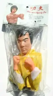 Sealed Vtg Bruce Lee CHINESE KUNG-FU Punching Boxing HAND Puppet Toy Taiwan NOS