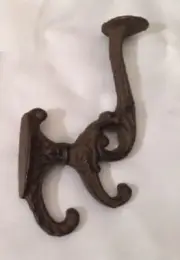 Rustic Victorian Style Wall Hooks 7"tall & 4"deep 01207 R