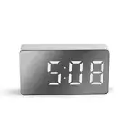 Mini LED Mirror Clock Electronic Digital Travel Clock Practical Clock Portabl к`