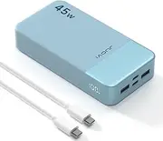 JUOVI Power Bank 45W 20000mAh Portable Charger USB C in&Out Fast Charging PD3.0 QC4.0 Battery Pack for iPhone 16 15 14 13 12 MacBook Tablet Galaxy