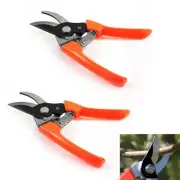 2 Pc 7" Pruning Shears Cutter Home Gardening Plant Scissor Garden Branch Pruner