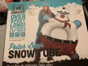 VAMOOSE! Polar Bear Snow Tube New Sealed Box
