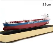 35cm Tanker Model Simulation Tanker Freighter Finished 1：1000 Model Toy Display