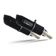 Silencer Slip-On GPR Furore Nero Homologated for Ducati 620 Monster