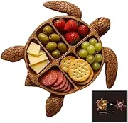 Charcuterie Boards | Sea Turtle Cheese Board Charcuterie Tray | Snack Plate Serveware Fruit Platter, Table Decor Serving Platter for Cheese Snack Fruit Meat