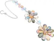VICASKY Rainbow Crystals Suncatcher Hanging Sun Catcher with Chain Pendant for Home Decoration Mesmerizing Garden Ornament Festive Christmas Wind Chime for Windows