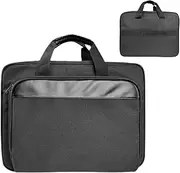Large Laptop Briefcase, Mobile Printer Bag, Padded Carrying Bag With Shoulder & Trolley Strap, Business Travel Laptop Case For Laptops Container Holder, Single Attribute, Refer to description