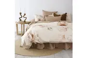 Bambury Poppy Quilt Cover Set Soft Touch Woven Home Decor Bedding