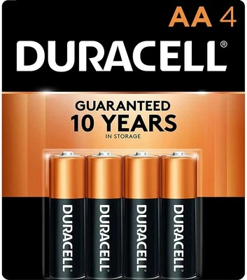 Duracell - CopperTop AA Alkaline Batteries - Long Lasting, All-Purpose Double...