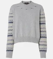 [Loro Piana] Loro Piana Alpe Pile cashmere sweater AU 10 beige