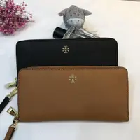 在飛比找蝦皮購物優惠-二手 TORY BURCH TB 金屬十字LOGO防刮對開大