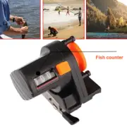 Digital Display Fishing Line Length Counter Fishing Line Depth Finder W/ Clip US