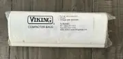 Viking Compactor Bags For 18” W Compactor 3.5 mil, 15 Bags with Twist Ties