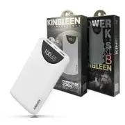 Kingleen (338S) 10000 mAh Dual USB Ports With LED Digital Display Power Bank Portable Charger (White)