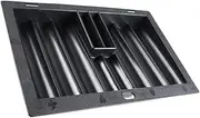 Generic Chip Tray Playing Dry Fruits Serving Tray Plateau Snack Serving Tray with Lid Table Rack Poker Chip Holders for Table Poker Table Chip Rack Serving Bowl Compartment Plastic Black