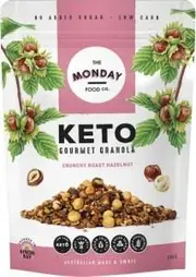 The Monday Food Co. Keto Gourmet Granola Crunchy Roast Hazelnut 300g