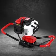 Giantz Post Hole Digger 65CC Motor Only Petrol Hand Engine Diggers E-start Red