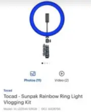 Tocad - Sunpak Rainbow Ring Light Vlogging Kit