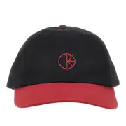 [POLAR SKATE CO] POLAR SKATE CO Logo embroidery baseball cap Man S-M S-M Black