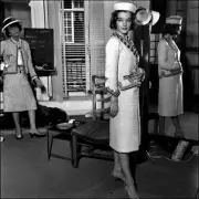 Romy Schneider at Coco Chanel studio 1960's in Paris OLD PHOTO 6