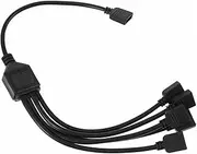 Levemolo RGB Led Strip Splitter Cable 1 to 5 Splitter White Extension Cord Argb Line Computer Part