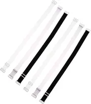 [TENDYCOCO] Elastic Bra Straps 6 Sets Women's Underwear Shoulder Straps Silicone Bra Strap Replacement