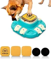 Dog Slow Feeder Interactive Toy, Dog Food Puzzle Toy for Entertainment 2 Levels, Dog Treat Puzzle Food Dispenser for All Breeds Smart Dog, Dog Enrichment Toys for Brain Training