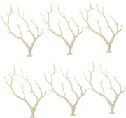 10pcs Fake Dried Branches Artificial Antler Tree Branches Fake Dried Tree Branches Decorative Plant Twigs Branch Artificial Branch Decors Artificial Antler Shaped Tree Branch