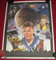 Dave Dorman Signed MST3K Sci-fi Lithograph Poster Art Print 1998 Mystery Science