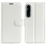 For Sony Xperia 1 V PU Leather Litchi Texture Phone Case Wallet Stand Flip Cover