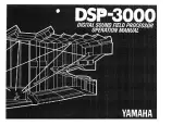 Yamaha DSP-3000 Amplifier Owners Manual