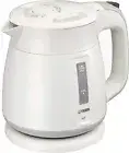 TIGER Thermos Electric Kettle 0.8L White Wakuko PCF-G080-W Japan F/S