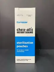 Propper Chex-All II Sterilization Pouch Instant Sealing 3 x 8 in. 1000 Pouches