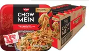 Chow Mein Noodles Teriyaki Beef 4 Ounce Pack of 8 Convenient Meal
