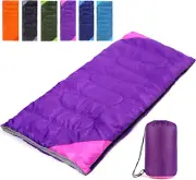 Camping Sleeping Bag for Adults Boys and Girls,Cold and Warm Weather-Summer, Spr