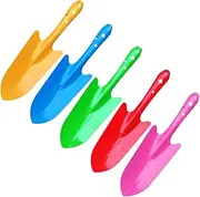 Mipcase 5Pcs Garden Hand Shovel Durable Ergonomic Metal Shovels for Digging Transplanting and Planting Compact Garden Tools