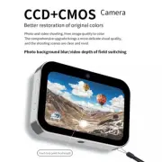 64MP 4K Digital Camera 16X 3 Lens Touch Screen Camera Music Player OTG 3600mAh