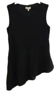 Phase Eight Aleesha Asymmetric Top Black Size UK 8 REF ##