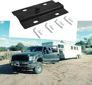 WRLWY 16055 5th Wheel to Gooseneck Adapter Hitch - 30,000 lbs Capacity, 2-5/16" Ball, Hard Alloy Black Powder Coating - Towing Revolution!