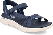 [Skechers] Women's Go Walk Flex Sandal-Illuminate Hands Free Slip-ins Fisherman