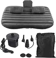 Inflatable Bed Kits, Car Inflatable Bed with Air Pump, Black Car Back Seat Mattress Airbed for Rest Sleep Travel Camping for Most Cars, Sedans SUV and Mini Van