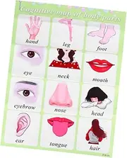 KALLORY Early Education English Learning Chart Wall Poster for Boys and Girls Preschool Alphabet Recognition