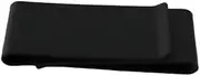 [Zasel] Mens Black 3cms Wide Double Layer Solid Money Clip