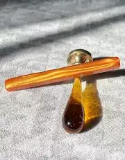 (005) Sparkling Goldstone Transparent Ceramic Style Sealing Wax Sticks