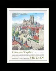 1956 Come and Explore. Britain 2 - Matted for 11x14 Frame