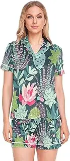 [Caihoyu] Womens Boxer Pajama Shorts (prop1) Pajama Shorts For Woman (prop2) S-XXL