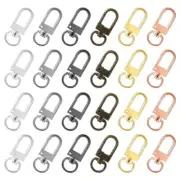 24 PCS Metal Lobster Claw Clasps 6 Colors Swivel Clasps Lanyard Snap Hooks