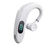 Q20 Bluetooth-compatible Earphone Digital Display Long Standby Time Ear Hook Business Stereo Wireless Headphone for Running