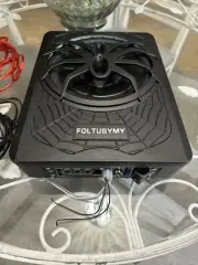 1200W 10" Slim Under Seat Powered Car Subwoofer, High/Low Level Input,...
